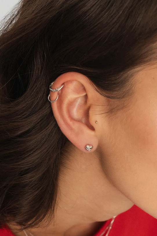 Accesorii ANIA KRUK cercel VINTAGE MRUKM3010 argintiu