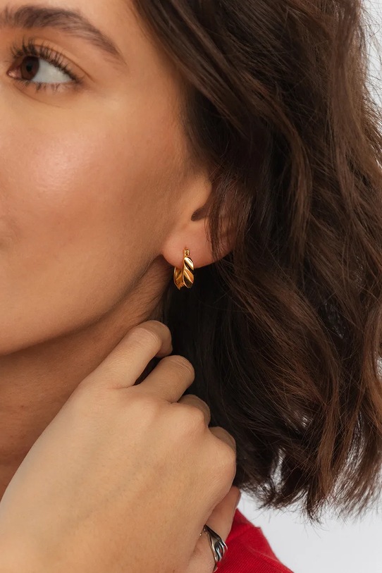 Аксесуари Позолочені сережки ANIA KRUK TRENDY MRUKM3120Z золотий