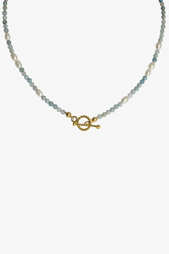 Dodaci Srebrna ogrlica prevučena zlatom ANIA KRUK SUMMER SAKNN2874Z zlatna