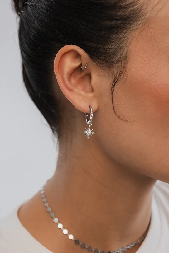 Аксесуари Срібні сережки ANIA KRUK SKY SMVKC2052 срібний