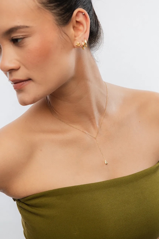 Кольє зі срібла з позолотою ANIA KRUK BLAIR золотий SSINS1050Z