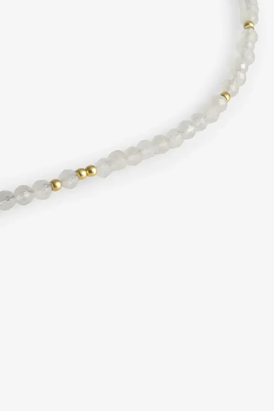 ANIA KRUK naszyjnik srebrny pozłacany SUMMER SAKNN2782Z biały ZA00