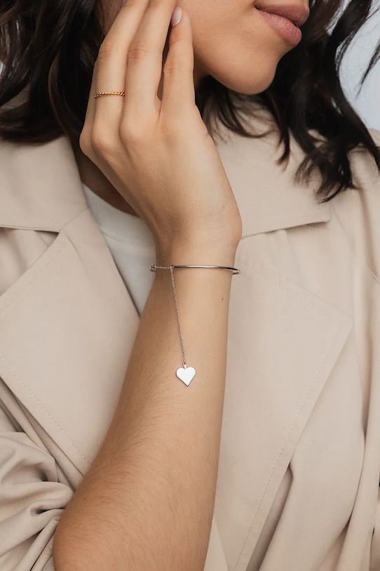 ANIA KRUK bransoletka srebrna ROMANTICA SGCAS0250 srebrny ZA00