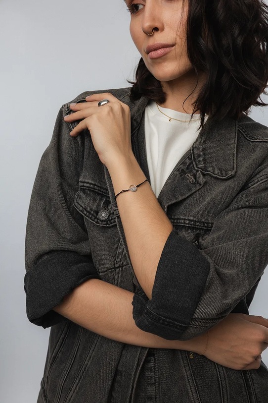 Akcesoria ANIA KRUK bransoletka BELIEVE SGCAU3041 czarny