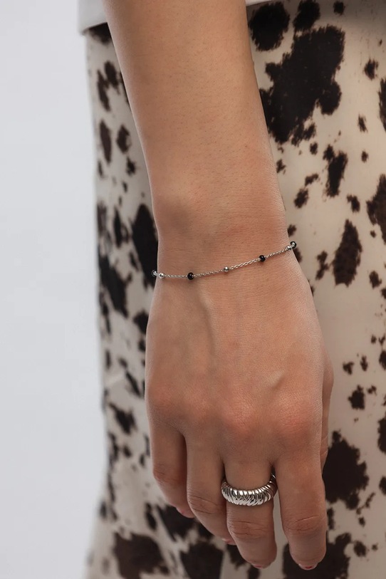 Akcesoria ANIA KRUK bransoletka srebrna OVAL SLTAE2941 srebrny