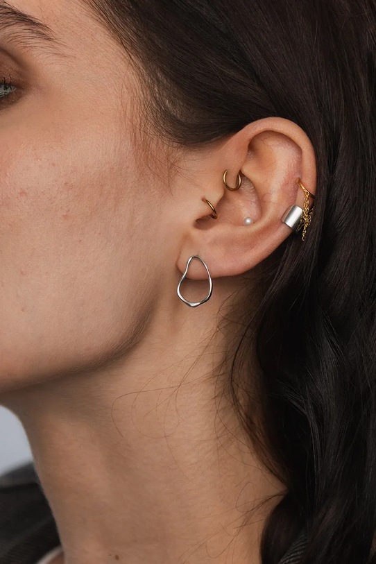 ANIA KRUK kolczyki srebrne TRENDY SMIKS0590 srebrny ZA00