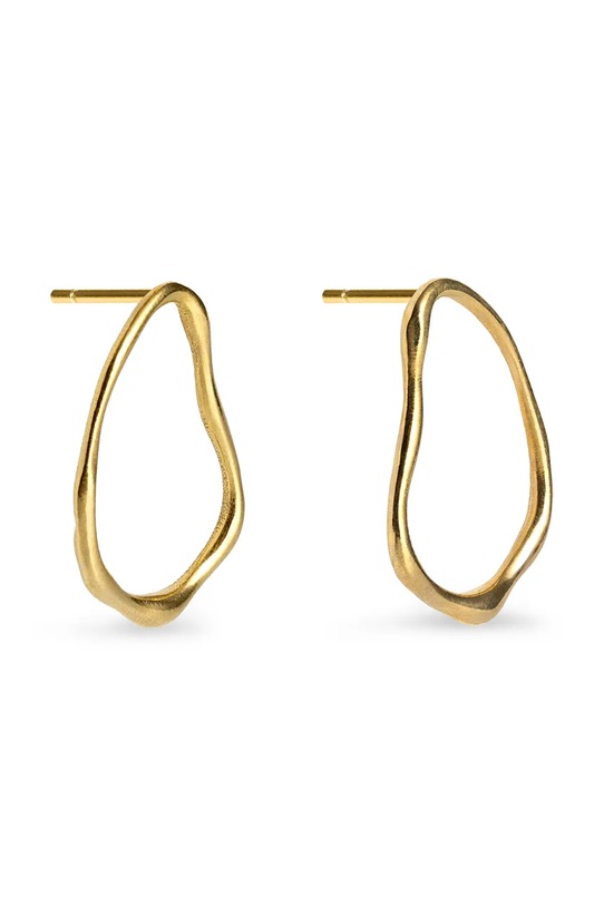 Pozlátené strieborné náušnice ANIA KRUK TRENDY striebro zlatá SMIKS0590Z