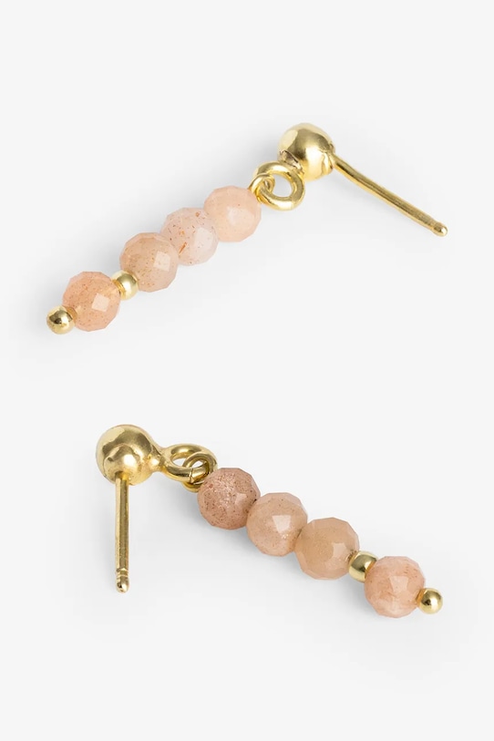 Аксесуари Срібні сережки з позолотою ANIA KRUK SUMMER SAKKN2678Z золотий