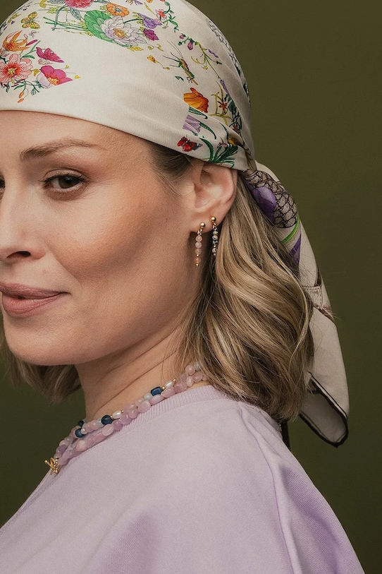 Срібні сережки з позолотою ANIA KRUK SUMMER SAKKN2678Z