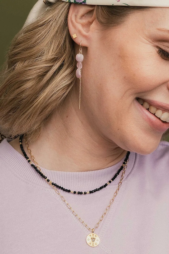 ANIA KRUK orecchini in argento placcato oro SUMMER oro SAKKN2959Z