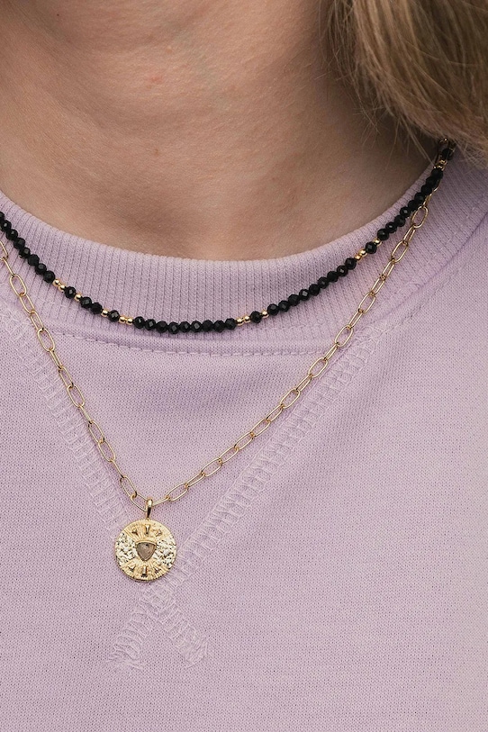 ANIA KRUK naszyjnik SUMMER czarny SAKNN2641Z