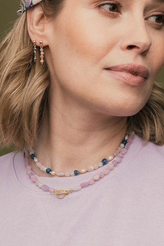 Kiegészítők ANIA KRUK nyaklánc SUMMER SAKNN2909Z rózsaszín