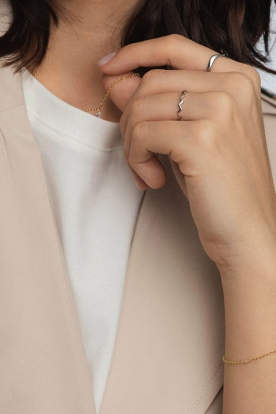 Akcesoria ANIA KRUK pierścionek srebrny TRENDY SGCPS2370 srebrny