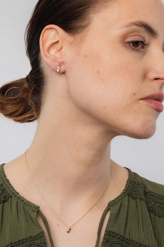 ANIA KRUK kolczyki srebrne pozłacane BLAIR złoty SSIKS1060Z