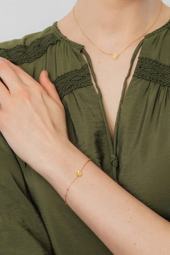 Akcesoria ANIA KRUK naszyjnik srebrny pozłacany HIPPIE SSINS0990Z złoty