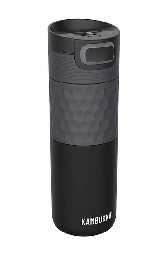 Kambukka - Ισοθερμική κούπα 500 ml Etna Grip 500ml Black Steel 11.01010 μαύρο ZA00