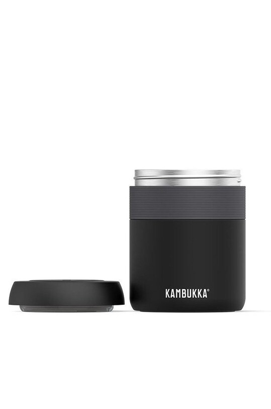 Akcesoria Kambukka - Termos obiadowy Bora 600ml Matte Black 11.06010 czarny