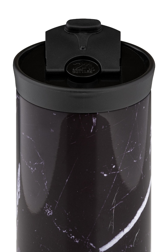 24bottles - Termosz bögre Travel Tumbler Black Marble 600ml Tumbler.600.BlackMarbl fekete ZA00
