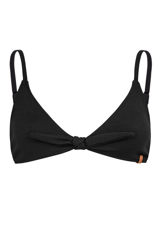 MUUV Biustonosz kąpielowy Ribbon Bralette czarny biustonosz.RIBBON.BRALE