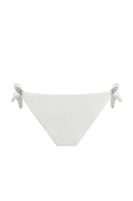 MUUV. bikini alsó Tied Tanga fehér figi.TIED.TANGA