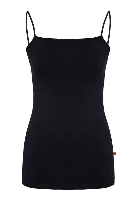 Памучен топ MUUV. Premium Basic черен koszulka.premium.basic