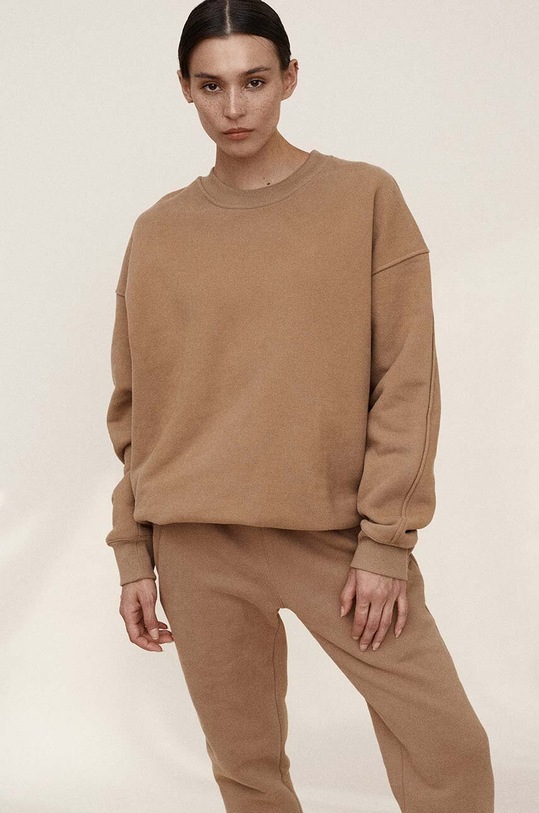 Бавовняна кофта MUUV bluza.SOFT.TOUCH бежевий ZA00