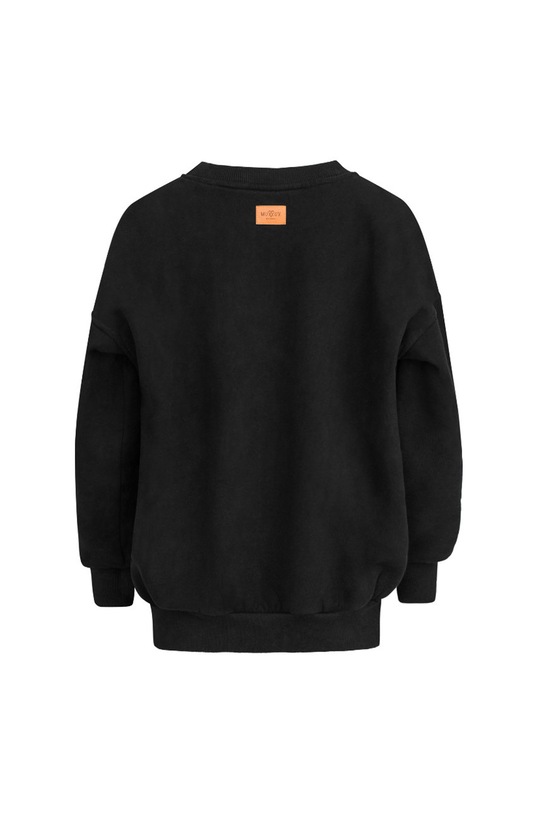 MUUV Bluza bawełniana SOFT TOUCH czarny bluza.SOFT.TOUCH