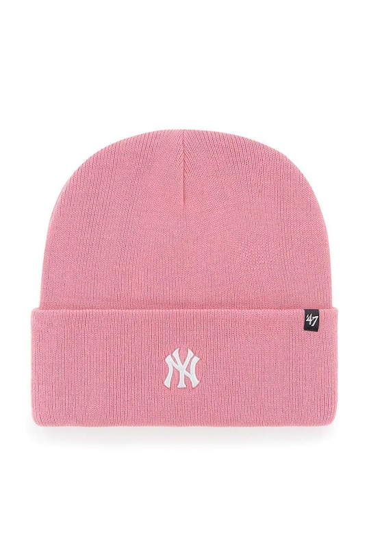 Čepice 47brand Mlb New York Yankees středně silná růžová B.BRNCK17ACE.RS