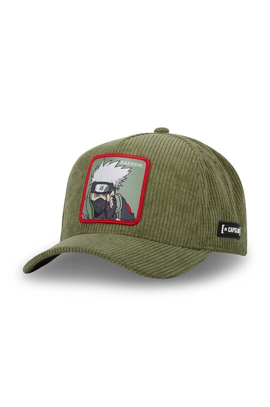 Хлопковая кепка Capslab x Naruto аппликация серый CL.NS3.1.PCT.COR