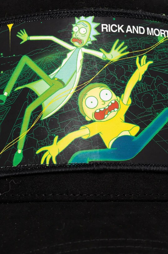 Шапка с козирка Capslab x Rick & Morty черен CL.REM5.1.PCT.REM