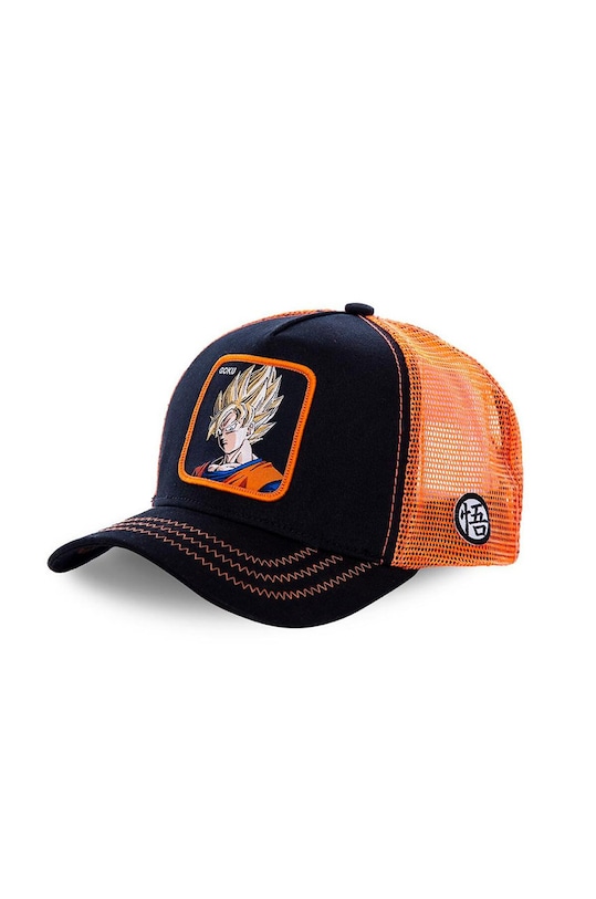Capslab - Czapka z daszkiem DRAGON BALL aplikacja pomarańczowy CL.DBZ.1.GO3