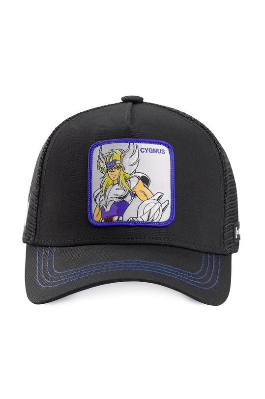 Καπέλο με γείσο Capslab CL.SAI.1.CYG3 μαύρο ZA00