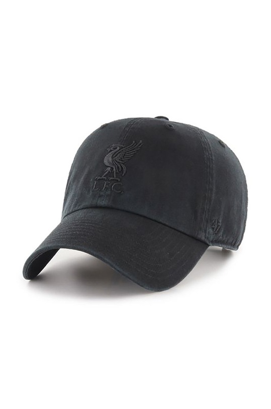 47brand șapcă Liverpool FC bumbac negru EPL.RGW04GWSNL.BKA