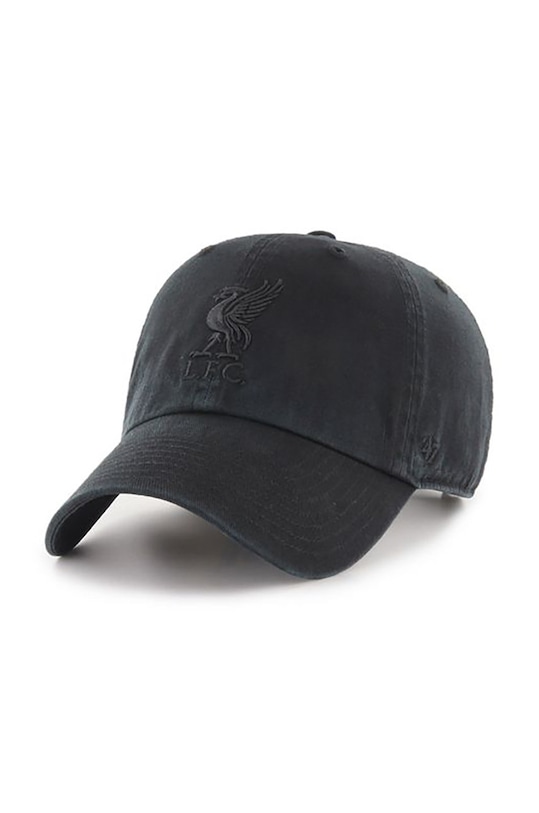 47brand șapcă Liverpool FC bumbac negru EPL.RGW04GWSNL.BKA