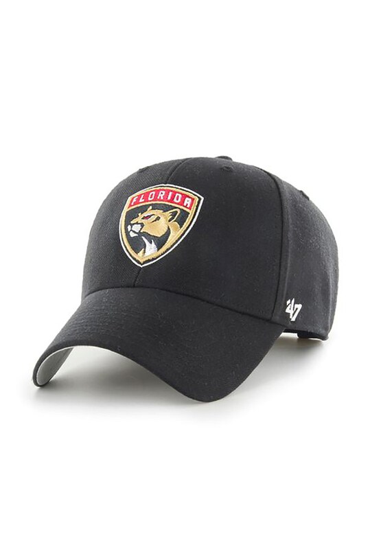 47brand șapcă NHL Florida Panthers bumbac negru H.MVP26WBV.BKC