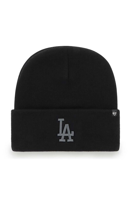 47 brand czapka MLB Los Angeles Dodgers aplikacja czarny B.HYMKR12ACE.BKP