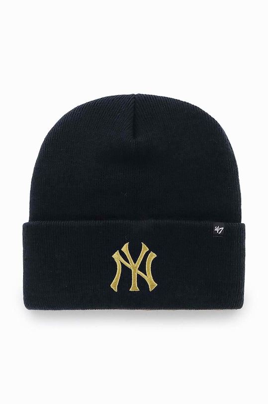 Шапка 47 brand Mlb New York Yankees аппликация тёмно-синий B.HYMKM17ACE.NYA