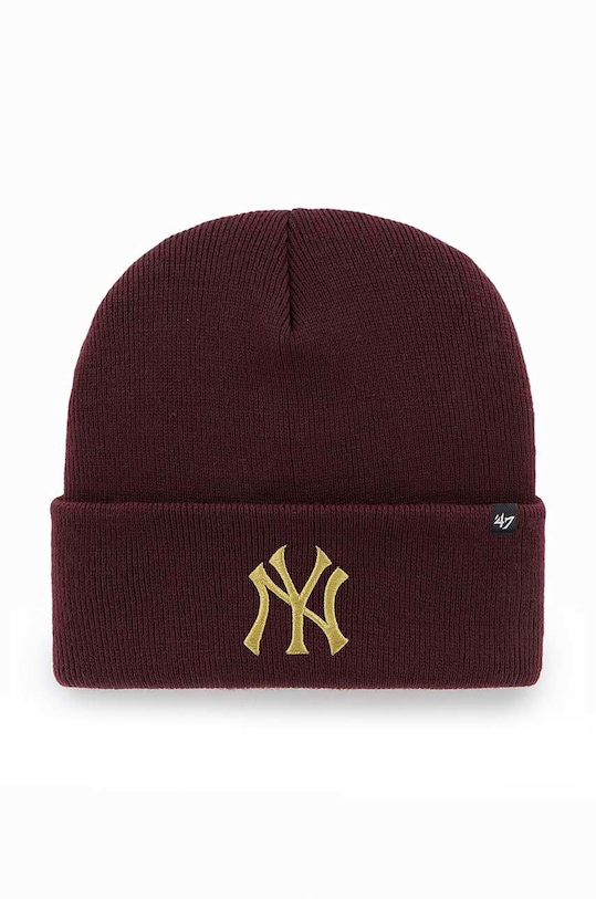 Čepice 47brand Mlb New York Yankees středně silná burgundské B.HYMKM17ACE.KMA