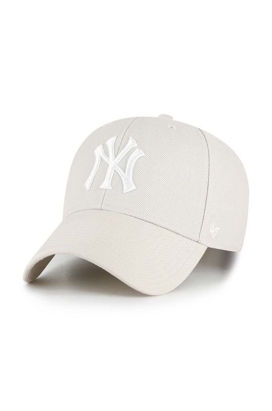 Καπάκι με μείγμα μαλλί 47 brand Mlb New York Yankees Shadow Original MLB New York Yankees με μείγμα μαλλιού μπεζ B.MVPSP17WBP.BNG