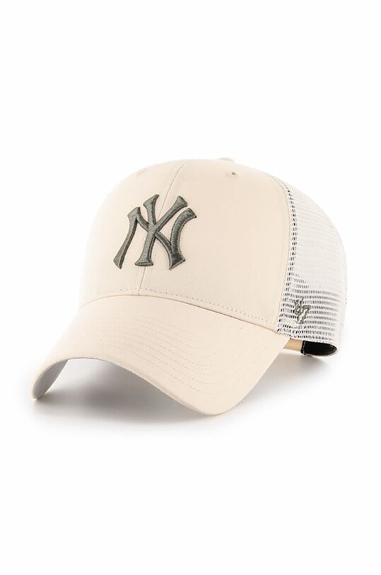 Кепка 47 brand Mlb New York Yankees аппликация бежевый B.BRANS17CTP.NTI