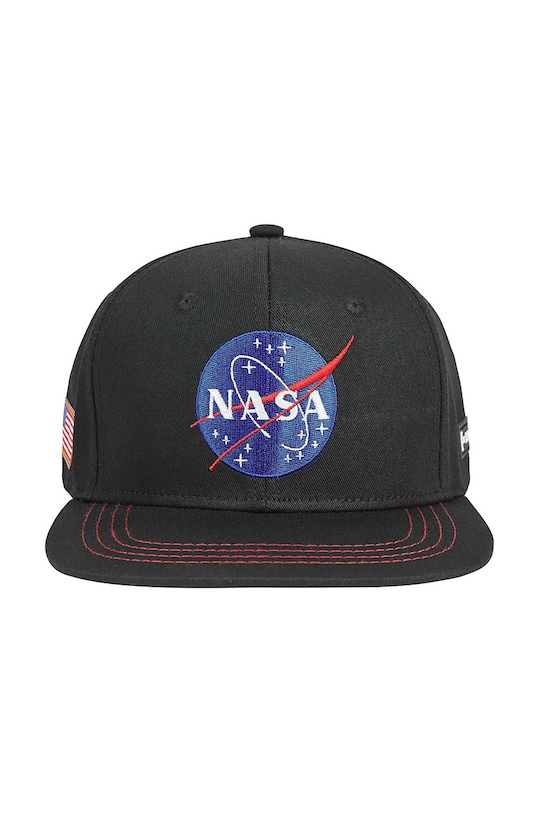 Bavlněná baseballová čepice Capslab X Nasa CL.NASA.1.US2 černá ZA00
