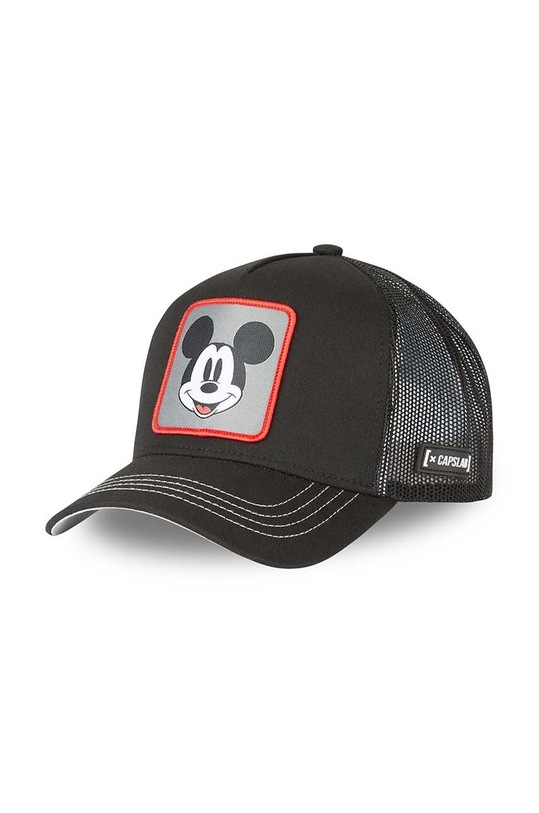 Capslab czapka z daszkiem DISNEY aplikacja czarny CL.DIS4.1.CAS.MIC1