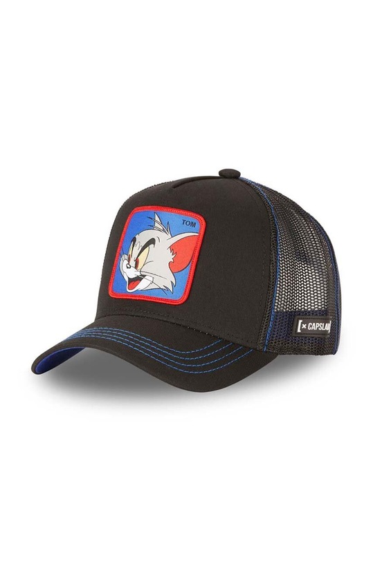 Capslab czapka z daszkiem TOM & JERRY aplikacja czarny CL.TAJ1.1.CAS.TO7