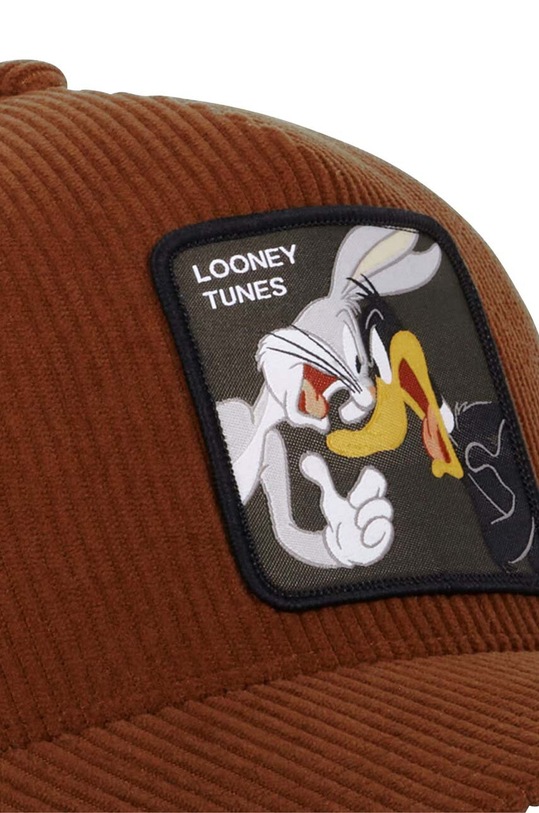 Akcesoria Capslab czapka z daszkiem bawełniana x Looney Tunes CL.LOO10.1.PCT.BD2 brązowy
