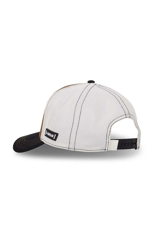 Capslab czapka z daszkiem brązowy CL.ART.1.PCT.MONA