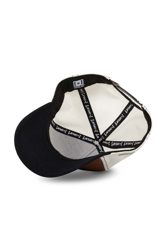 Capslab czapka z daszkiem CL.ART.1.PCT.MONA brązowy