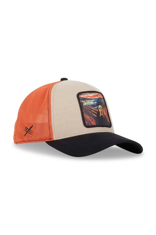 Akcesoria Capslab czapka z daszkiem CL.ART.1.PCT.INCE brązowy