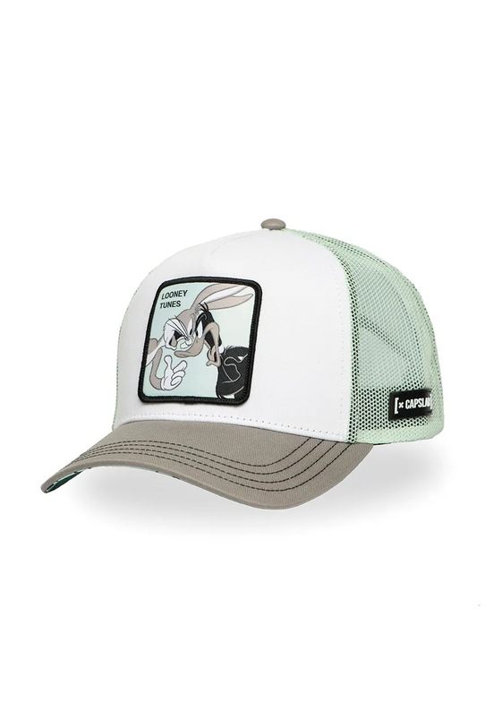 Capslab czapka z daszkiem x Looney Tunes aplikacja biały CL.LOO11.1.CT.BD