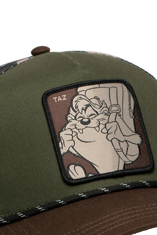 Capslab șapcă x Looney Tunes verde CL.LOO11.1.PCT.HIK