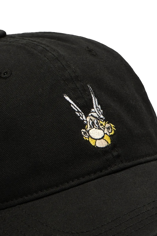 Бавовняна бейсболка Capslab x Asterix чорний CL.AST1.1.CD.AST